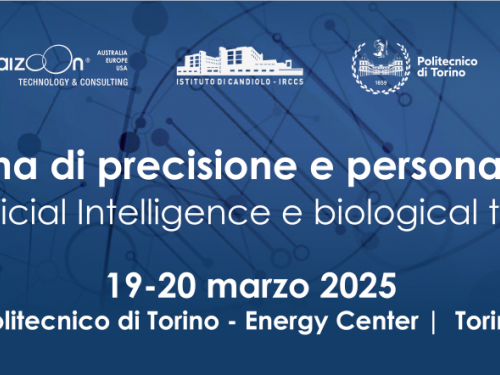 copertina evento PoliTO Medicina di precisione e personalizzata. Artificial Intelligence and biological twin